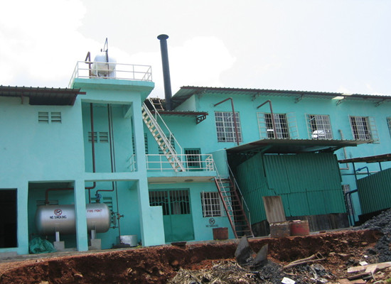 Palm kernel oil production line in Sierra Leone