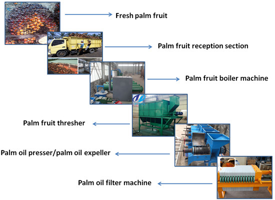 Red palm oil extraction process