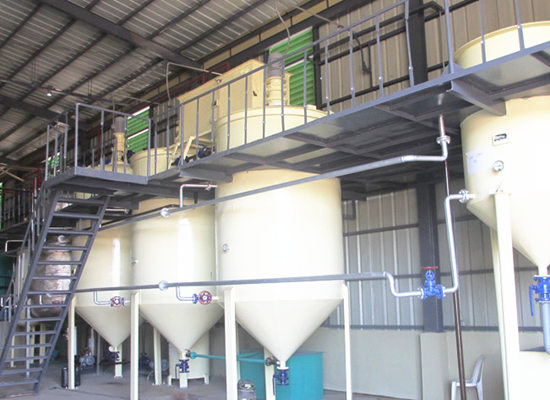 Palm oil refinery with capacity of 4 TPD