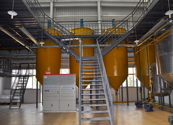 Palm oil refining machine technology