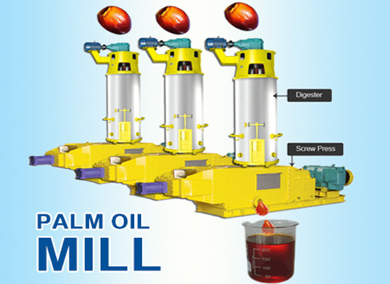 Automatice palm oil press machine