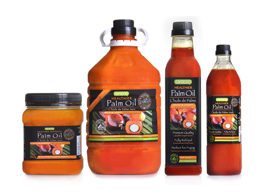 What kinds products containing palm oil?