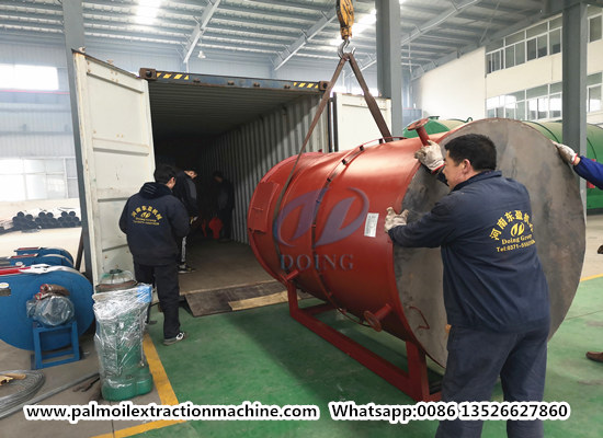 1tph palm oil extraction machine is ready to delivery to Malaysia