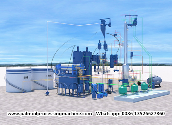 palm oil refinery and fractionation plant video