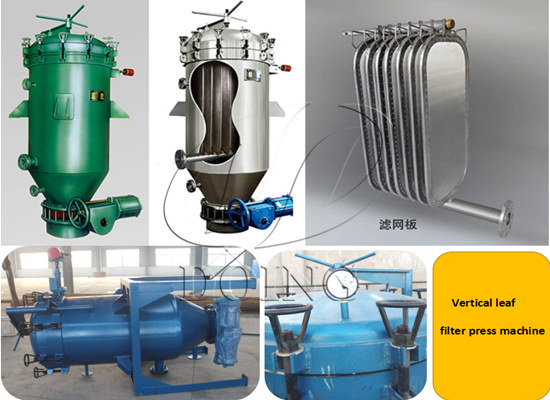 What kinds of crude palm oil filter machine can be chosed?