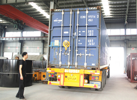 Indonesia customer ordered 1tph palm oil processing machine is being deliveried