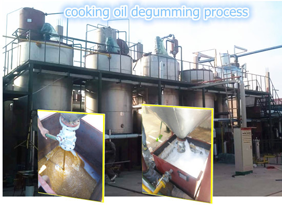 How many types cooking oil degumming methods can be used in cooking oil refining process?