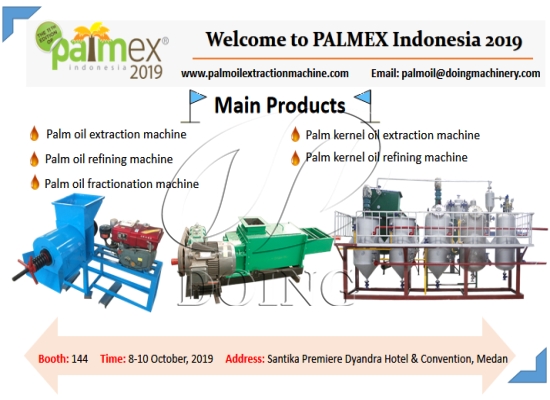 Henan Doing Company will attend the 11th PALMEX Indonesia 2019