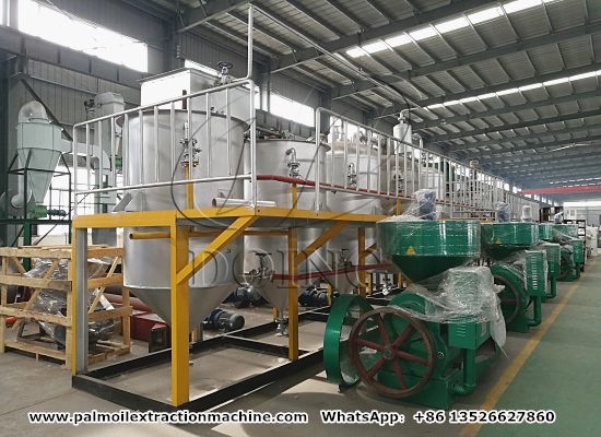 Reality video of palm oil processing machine manufacturer's production ability