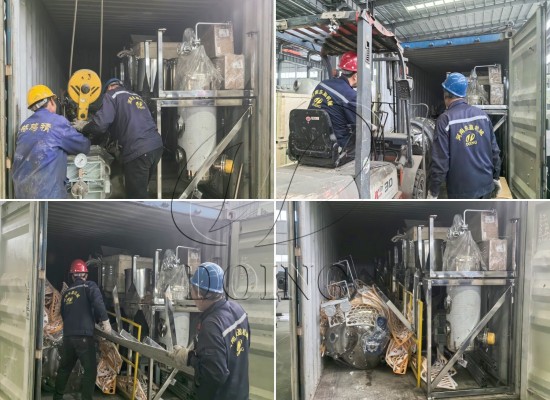 Henan Glory Company shipped 1tph palm kernel oil refinery equipment to Nigeria