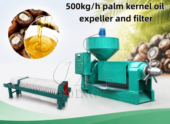 Order Confirmed: 500kg/h palm kernel oil expeller and filter for Nigeria
