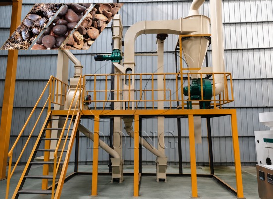 Indonesia project: Henan Glory supplies 2-3t/h palm kernel shell separator machine