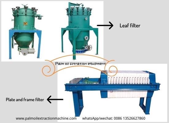 What is the function of palm oil filtration equipment? Which filtration equipment is most commonly used？