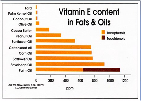 Palm oil vitamin E
