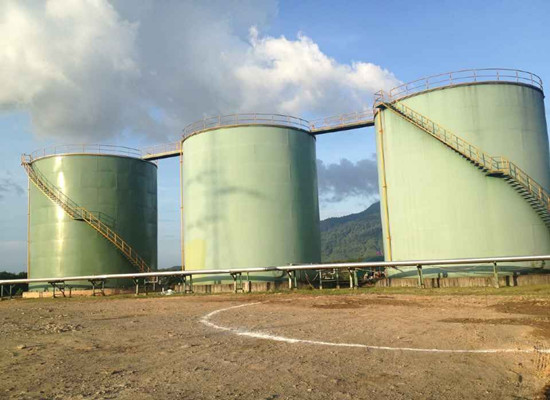 crude palm oil storage tank