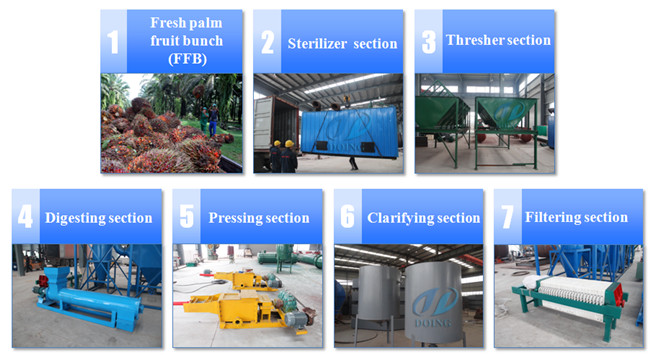 palm oil production line