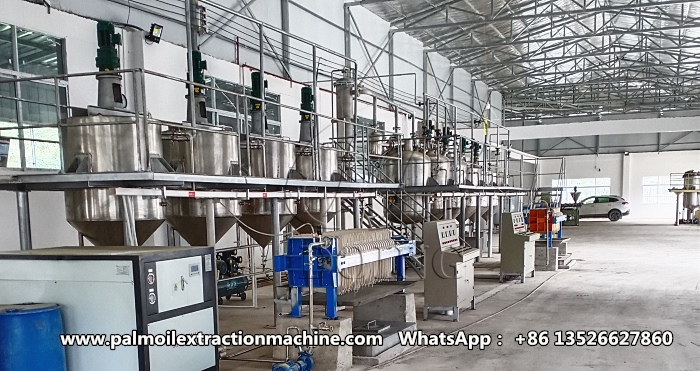cooking oil refining machine